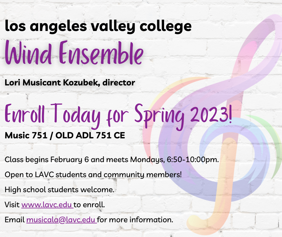 L.A. Valley College Wind Ensemble LAVC Wind Ensemble